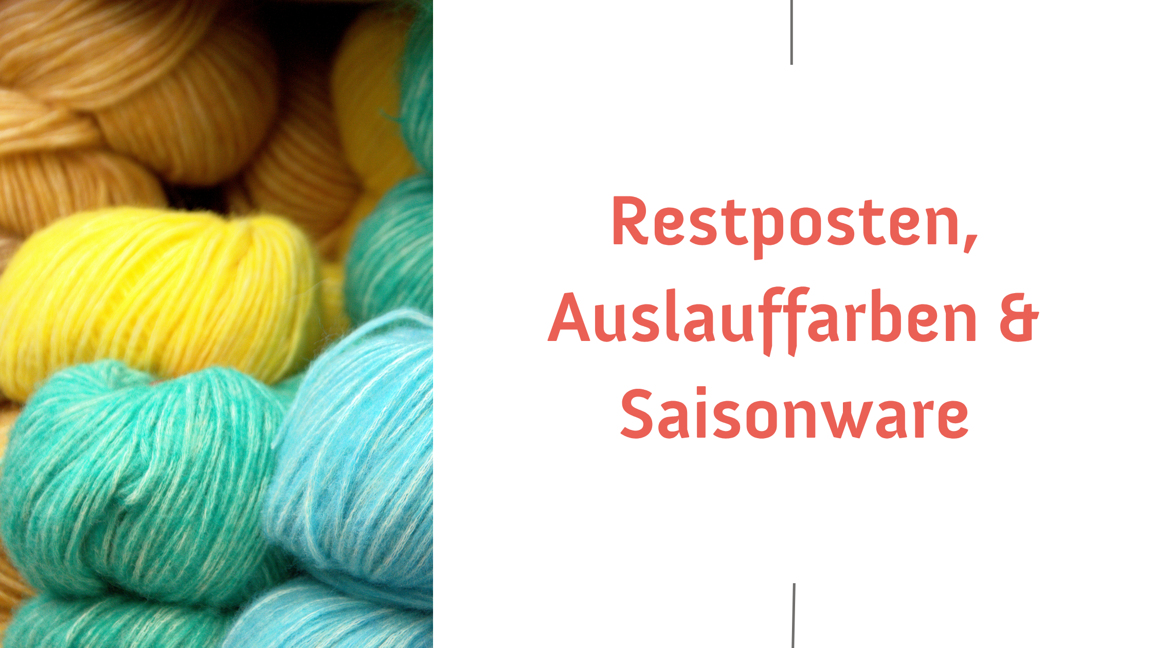 Restposten, Auslauffarben & Saisonware – so findest du günstige Wolle