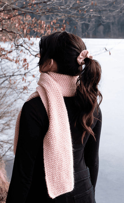 Beginner Bliss Scarf - ECOPUNO CHUNKY - Strickpaket