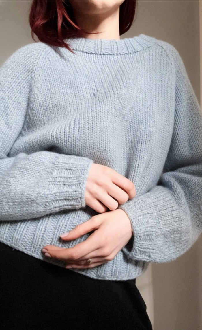 Sophomore Sweater - the perfect second knitting project kit