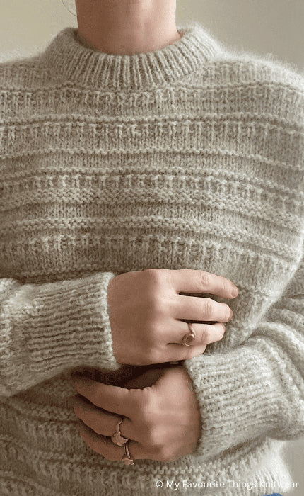Sweater No. 18 - THE MERRY MERINO 110 & SILKY KID RMS - Strickpaket