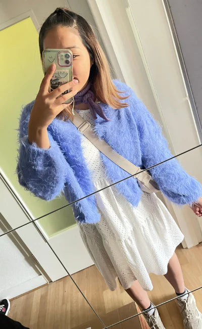 Fuzzy Fluff Cardigan - ANLEITUNG