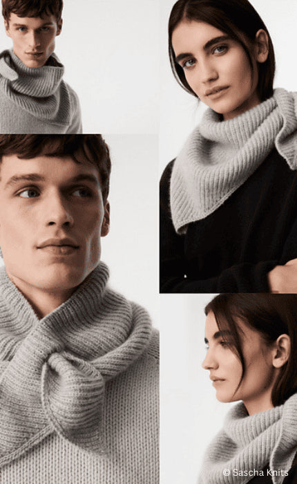 Sailor Scarf - CASHMERE CLASSIC - Strickpaket