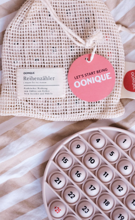 Projektbeutel, Maschenmarkierer & Reihenzähler Set