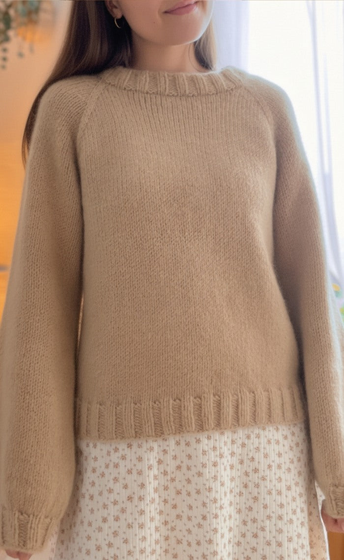 Sophomore Sweater - the perfect second knitting project kit