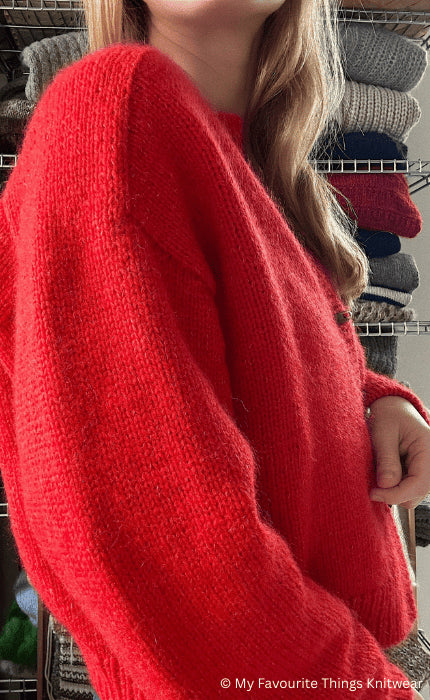 Cardigan No. 9 - THE MERRY MERINO 110 & SILKY KID RMS - Strickpaket