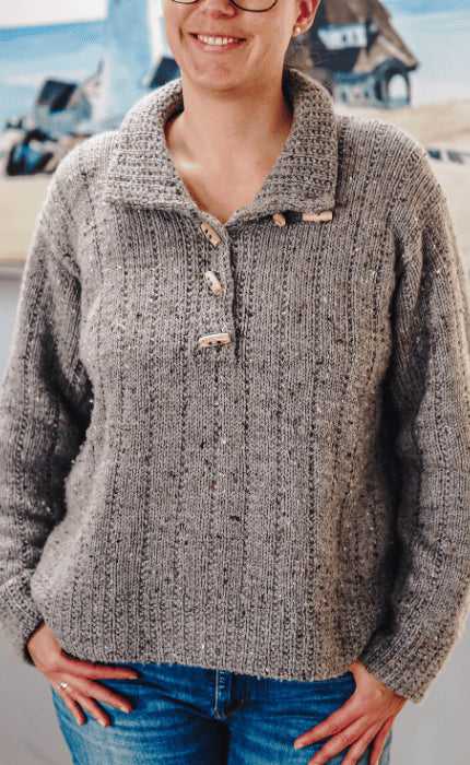 Sveas Linje Troyer - HAMELTON TWEED 1 - Strickpaket