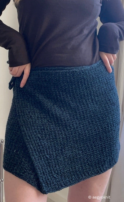 Sylvia Wrap Skirt - SISU & TYNN LINE - Strickpaket