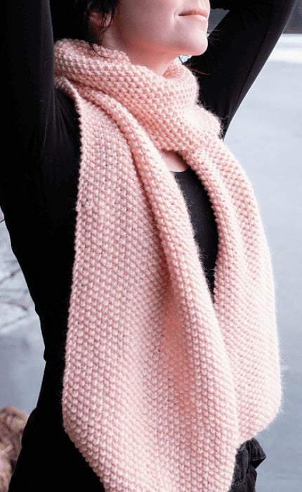 Beginner Bliss Scarf - ECOPUNO CHUNKY - Strickpaket