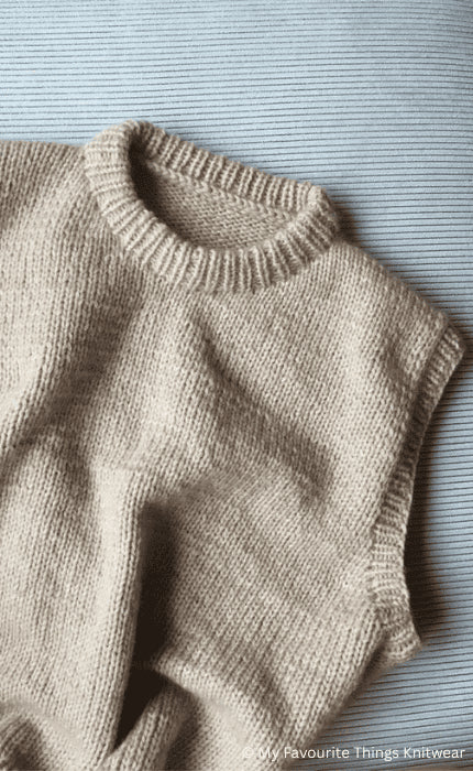 Vest No. 1 - THE MERRY MERINO 110 & SILKY KID RMS - Strickpaket