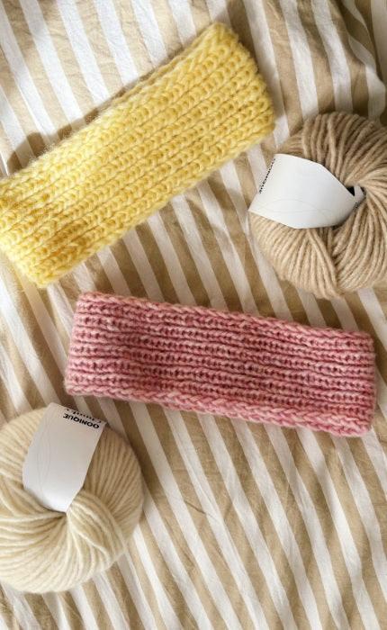 New Beginnings Stirnband - Beginner Knitting Kit with Videotutorial