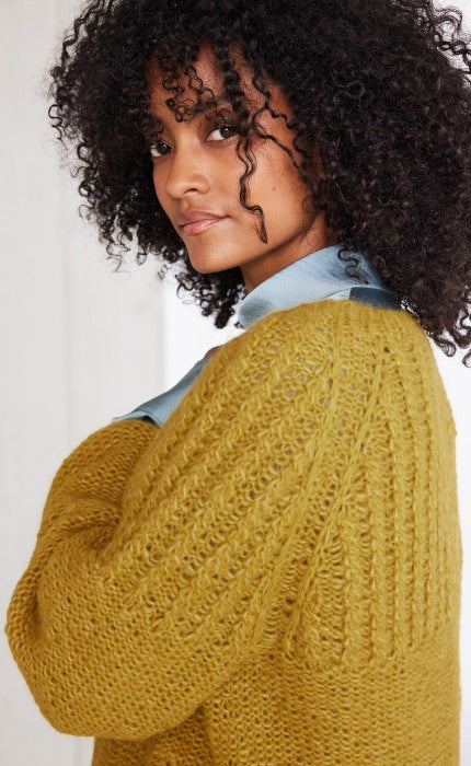 Top-Down Raglansweater - ALPACA AIR II - Strickpaket