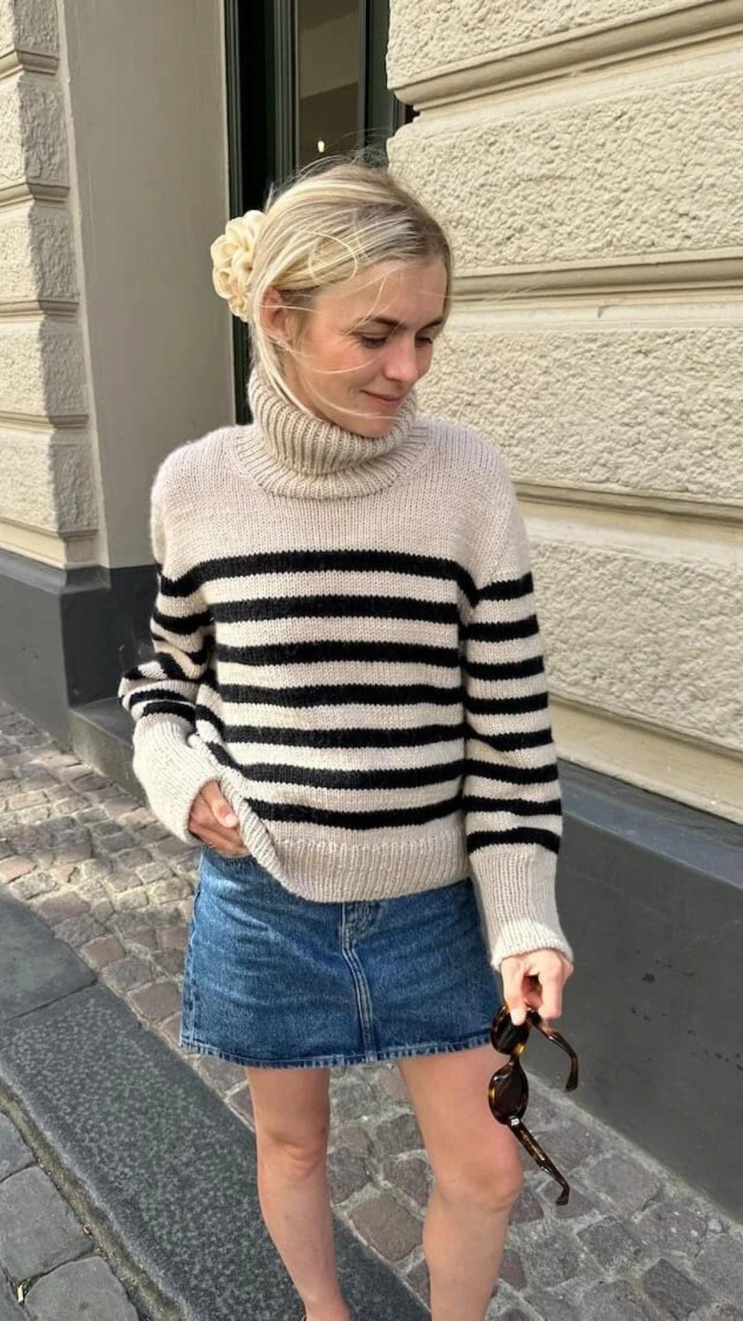 Lyon Sweater - Chunky Edition - PEER GYNT & TYNN SILK MOHAIR - Strickset von PETITE KNIT jetzt online kaufen bei OONIQUE