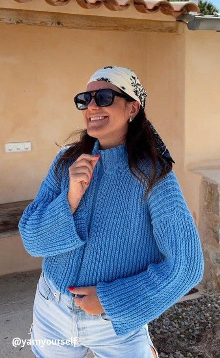 Selma Zipper – THE MERRY MERINO 70 – Knitting Kit