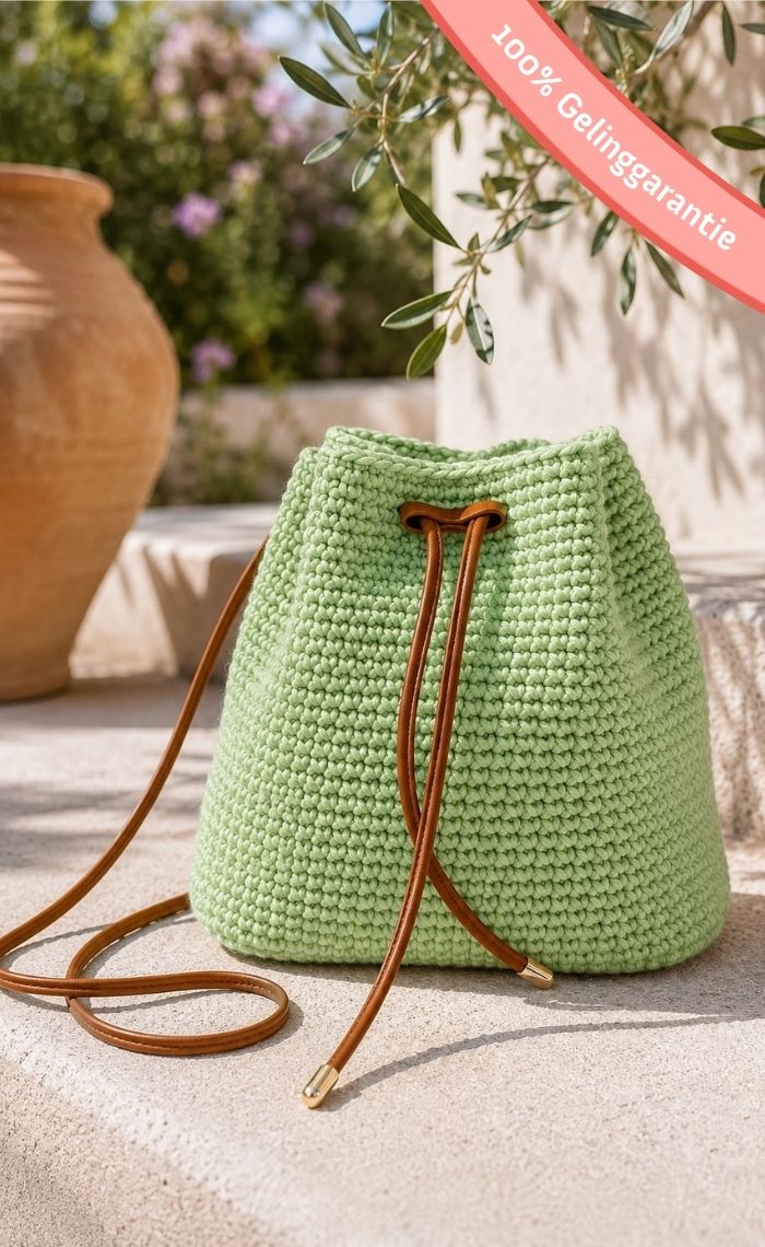 New Beginnings Crochet Bag - YANA FINE - Anfänger Häkelset mit Videotutorial