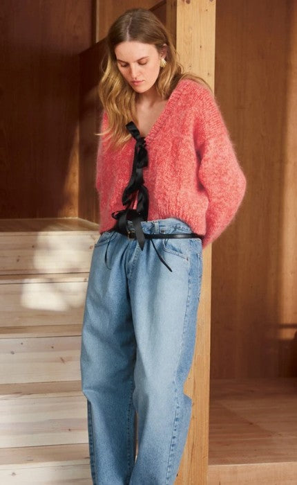 Scarlett Cardigan - DOUBLE SUNDAY - BALLERINA CHUNKY MOHAIR - Strickpaket