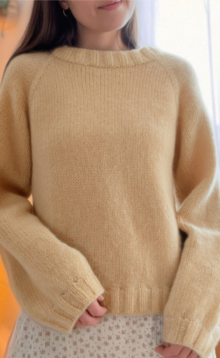 Sophomore Sweater - the perfect second knitting project kit
