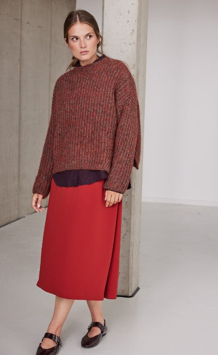 Pullover im Halbpatent - ALPACA AIR II & SILKHAIR - Strickpaket