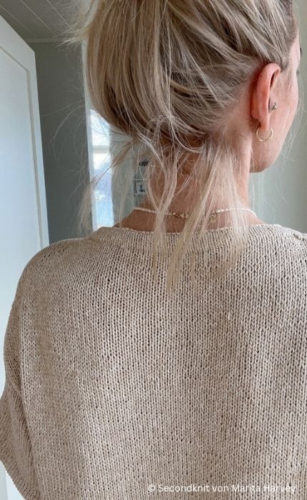 Ecru Tee - LINE - Strickpaket