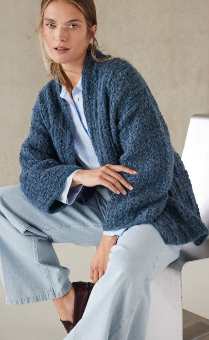 Häkel Cardigan - ALPACA AIR II - Häkelpaket