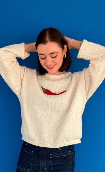 Phoenix Sweater - MERRY MERINO 110 - Knitting Kit