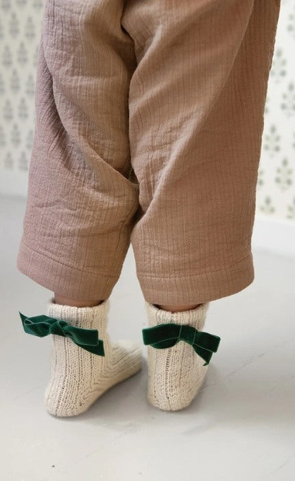 Bow Socks Junior - SISU - Knitting Kit