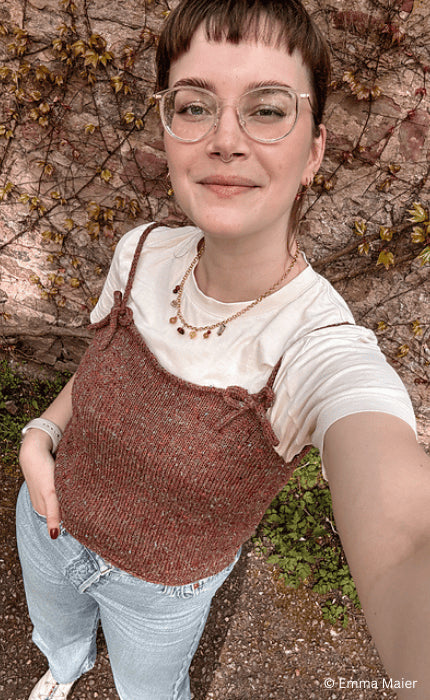 Dianthus Top - TUSSAH TWEED - Strickpaket