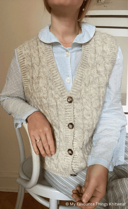 Vest No. 8 - THE MERRY MERINO 220 - Strickpaket