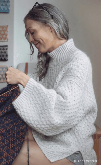 Smilla Sweater - THE MERRY MERINO 110 & SILKY KID RMS - Strickpaket