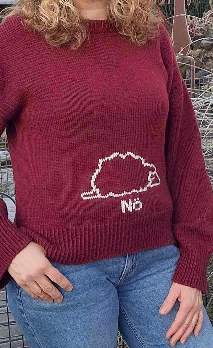 Studio Sweater with your desired motif - COOL WOOL BIG - Knitting kit