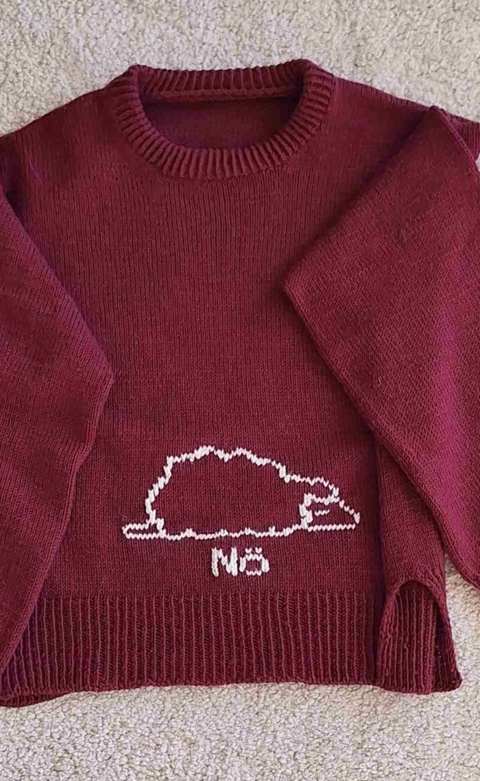 Studio Sweater with your desired motif - COOL WOOL BIG - Knitting kit
