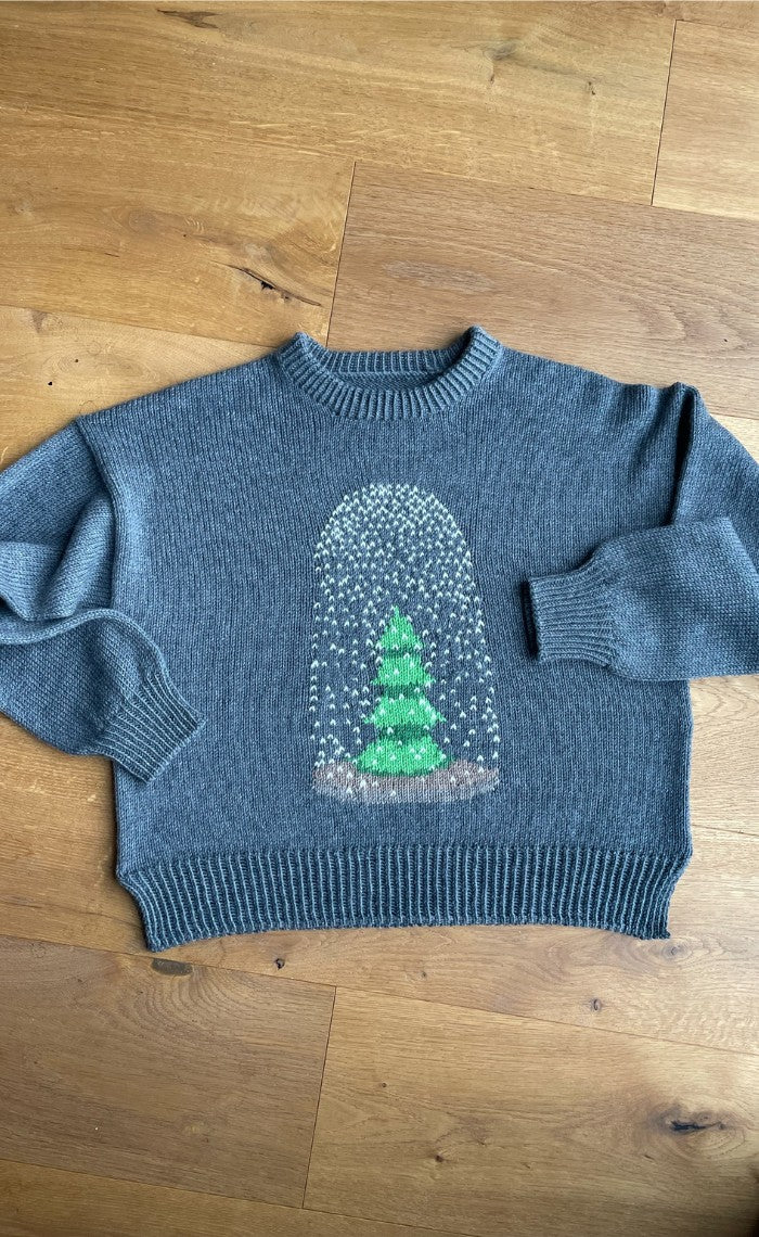 Studio Sweater with your desired motif - COOL WOOL BIG - Knitting kit