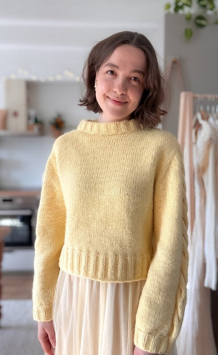 My First Cable Sweater - OONIQUE CHUNKY - Strickpaket