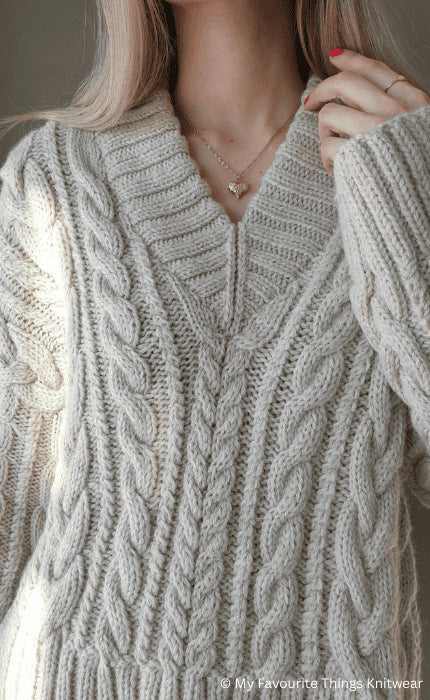 Sweater No. 20 - THE MERRY MERINO 110 & SILKY KID RMS - Strickpaket