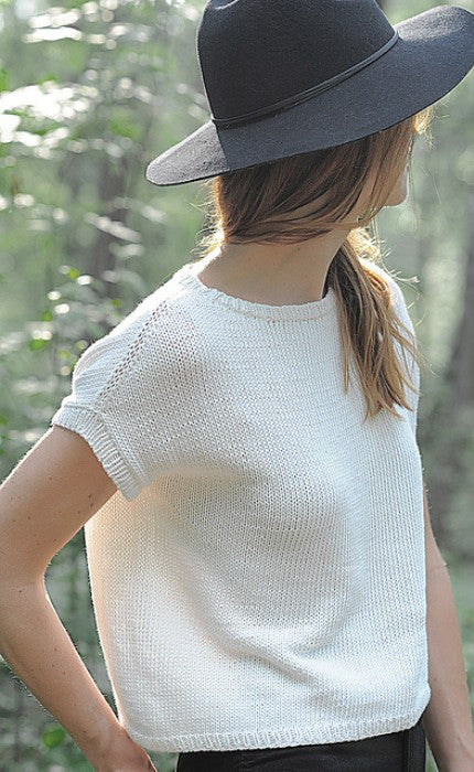 Basic Shirt - MANDARIN NATURELL - Strickpaket