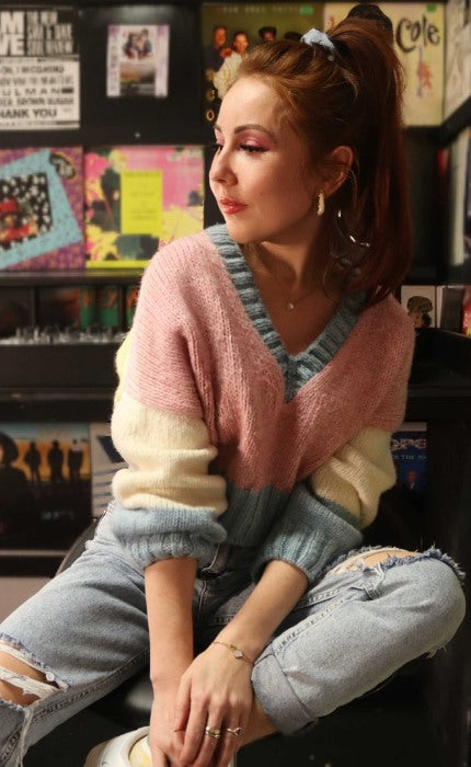 The 90´s Sweater - OONIQUE CHUNKY- Strickpaket