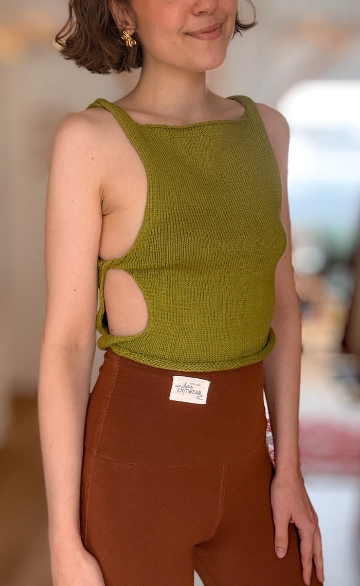 Twist tank top - CASHMERE CLASSIC - knitting set