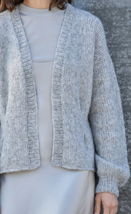 Kurze Jacke - ALPACA AIR II - Strickpaket