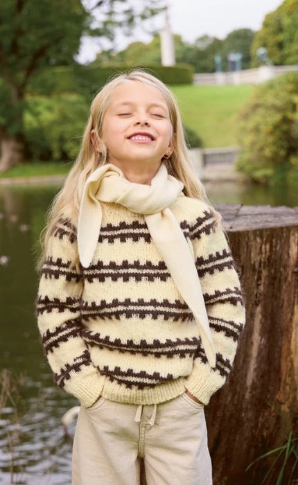 Ridge Sweater Junior - ATLAS & BORSTET ALPAKKA - Strickpaket