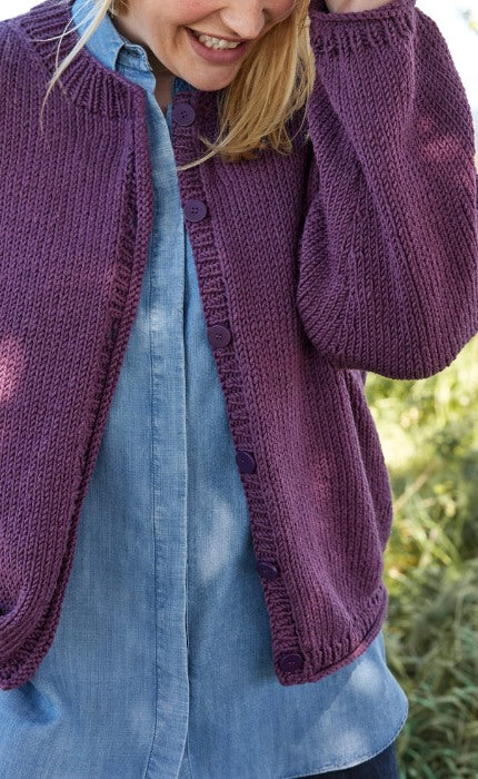 Top-Down Oversized Jacke - COOL WOOL SUPERBIG - Strickpaket