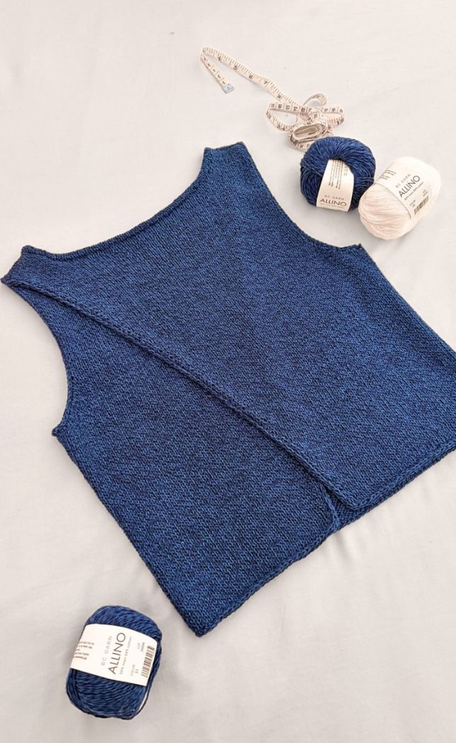 The Salt Top - BC ALLINO - Knitting Kit