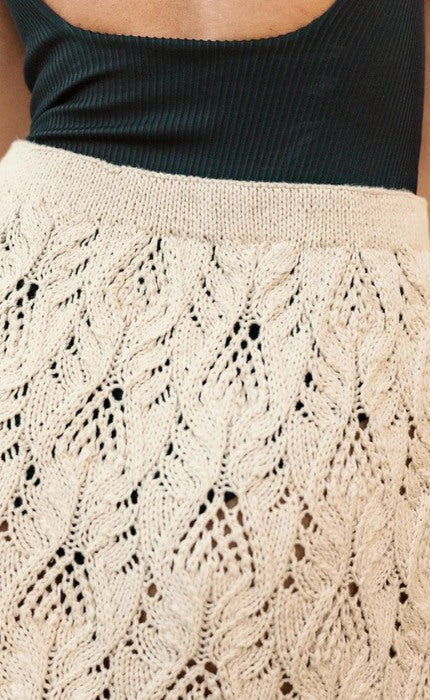 Summer Skirt Kurz - MANDARIN PETIT & TYNN LINE - Strickpaket