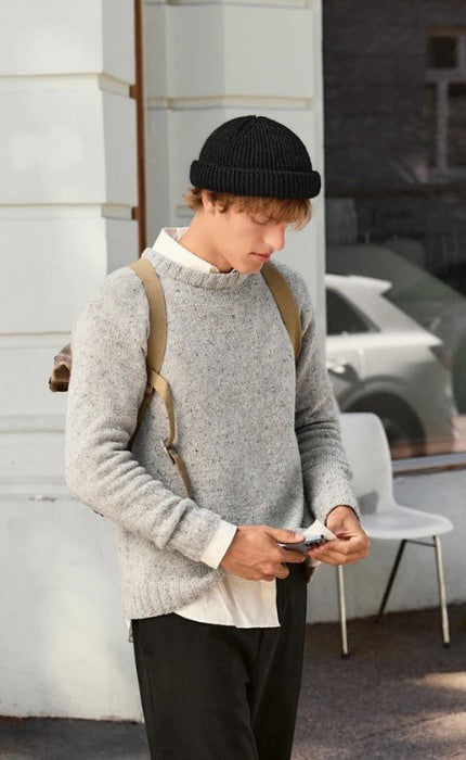 Hipster Beanie - ALPAKKA ULL & ALPAKKA FOLGETRAD - Strickpaket