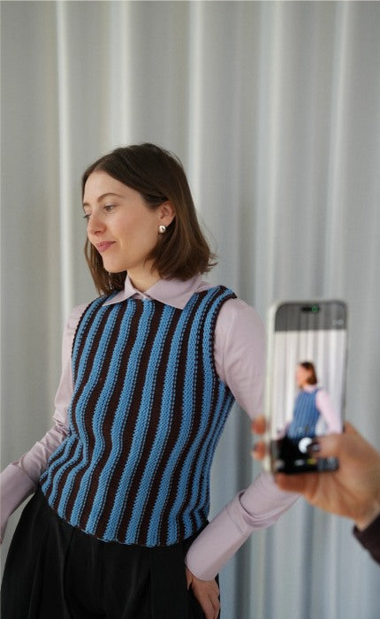 Axis Top - THE MERRY MERINO 70 - Knitting Kit