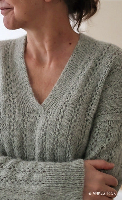 Garden Pullover - MERRY MERINO 220 & SILKY KID RMS - Strickpaket