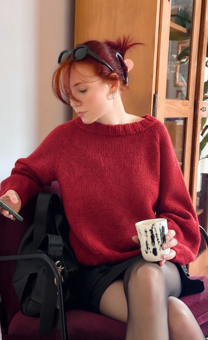 Sophomore Sweater - the perfect second knitting project kit