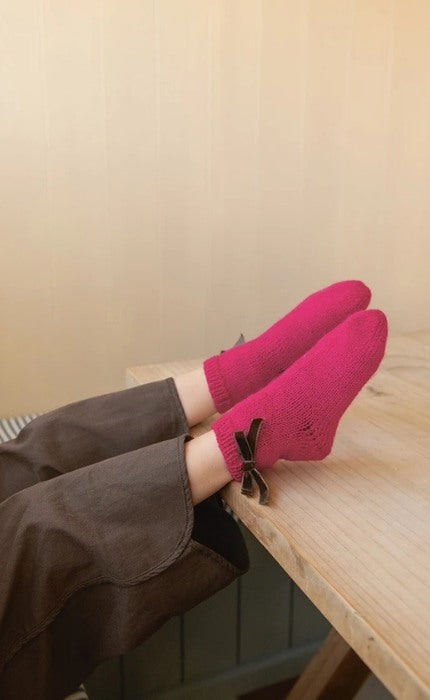 Bow Socks Junior - SISU - Strickpaket