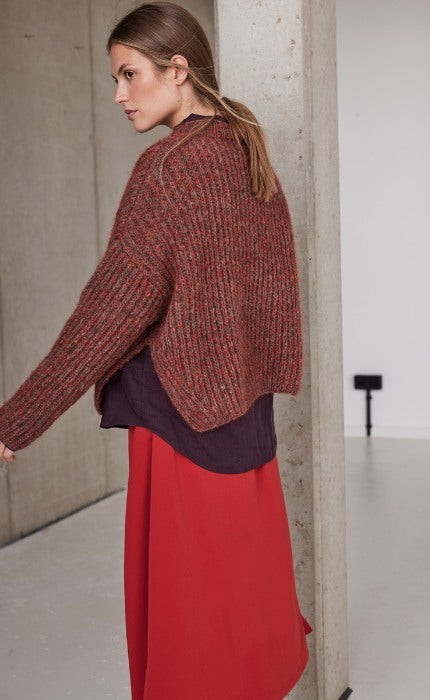 Pullover im Halbpatent - ALPACA AIR II & SILKHAIR - Strickpaket