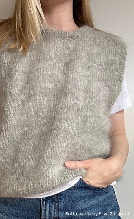 August Vest - BALLERINA CHUNKY MOHAIR - Strickpaket