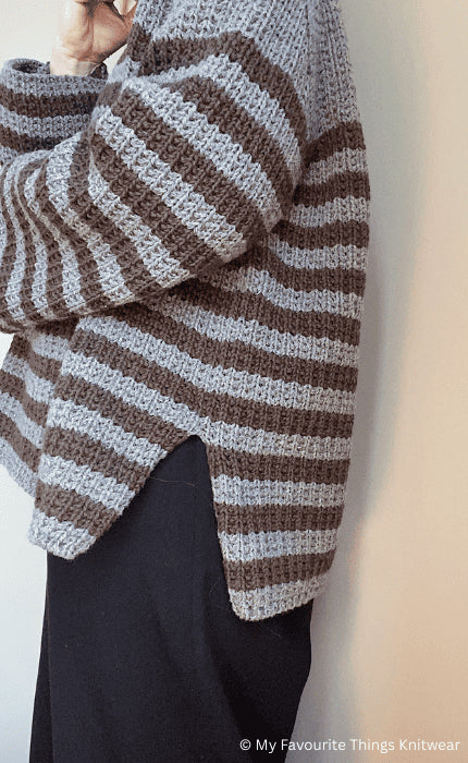 Sweater No. 17 - THE MERRY MERINO 110 - Strickpaket