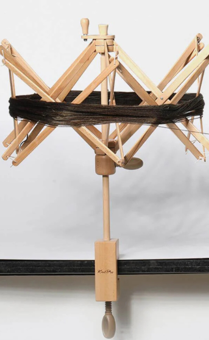 Wollhaspel / Schirmhaspel Natur Knitpro (ohne Wickler)